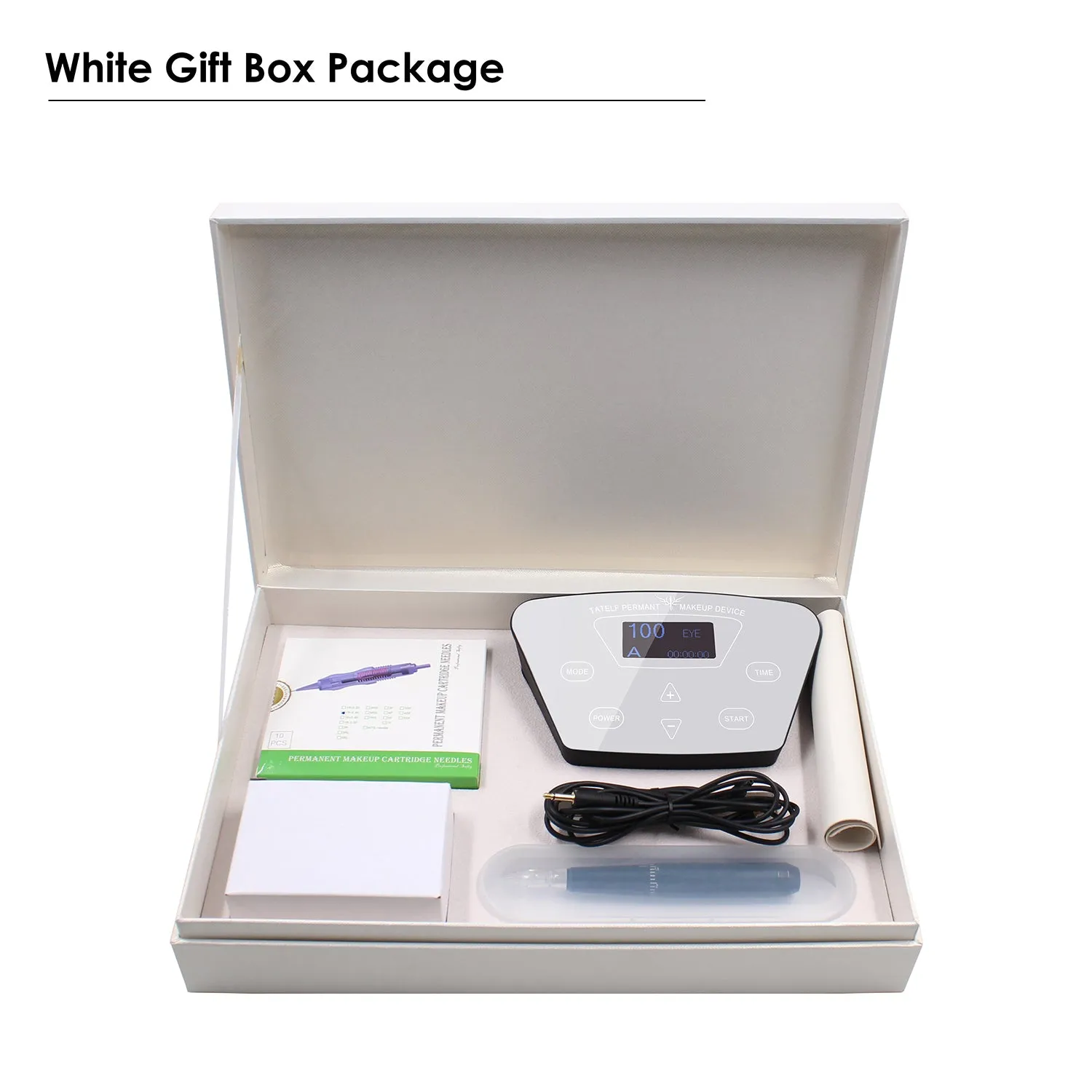 Semi Permanent Makeup Machine Upgraded Professional Tattoo & Permanent Makeup Machine Eyebrows Eyeliner Lips Microblading Pen Set