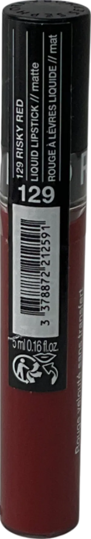 sephora Cream Lip Stain Matte Liquid Lipstick 129 5ml