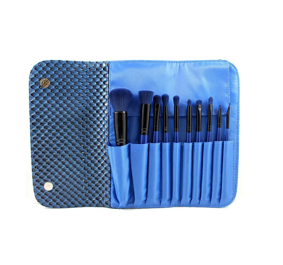 SET 695 - 10 PIECE 3D PATTERN NAVY BLUE SET