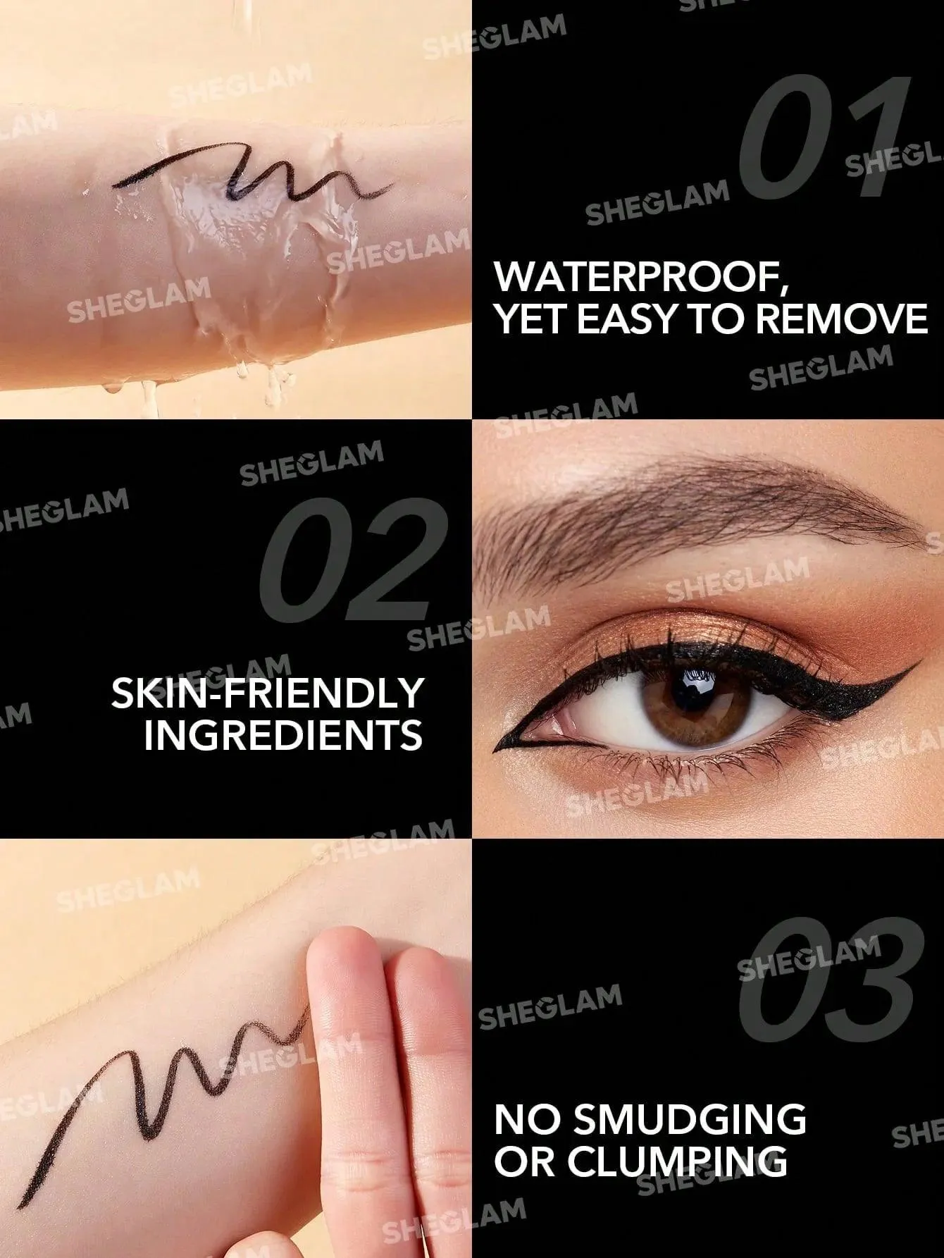 Sheglam -EYE AFFINITY WATERPROOF EYELINER - NOW STREAMING