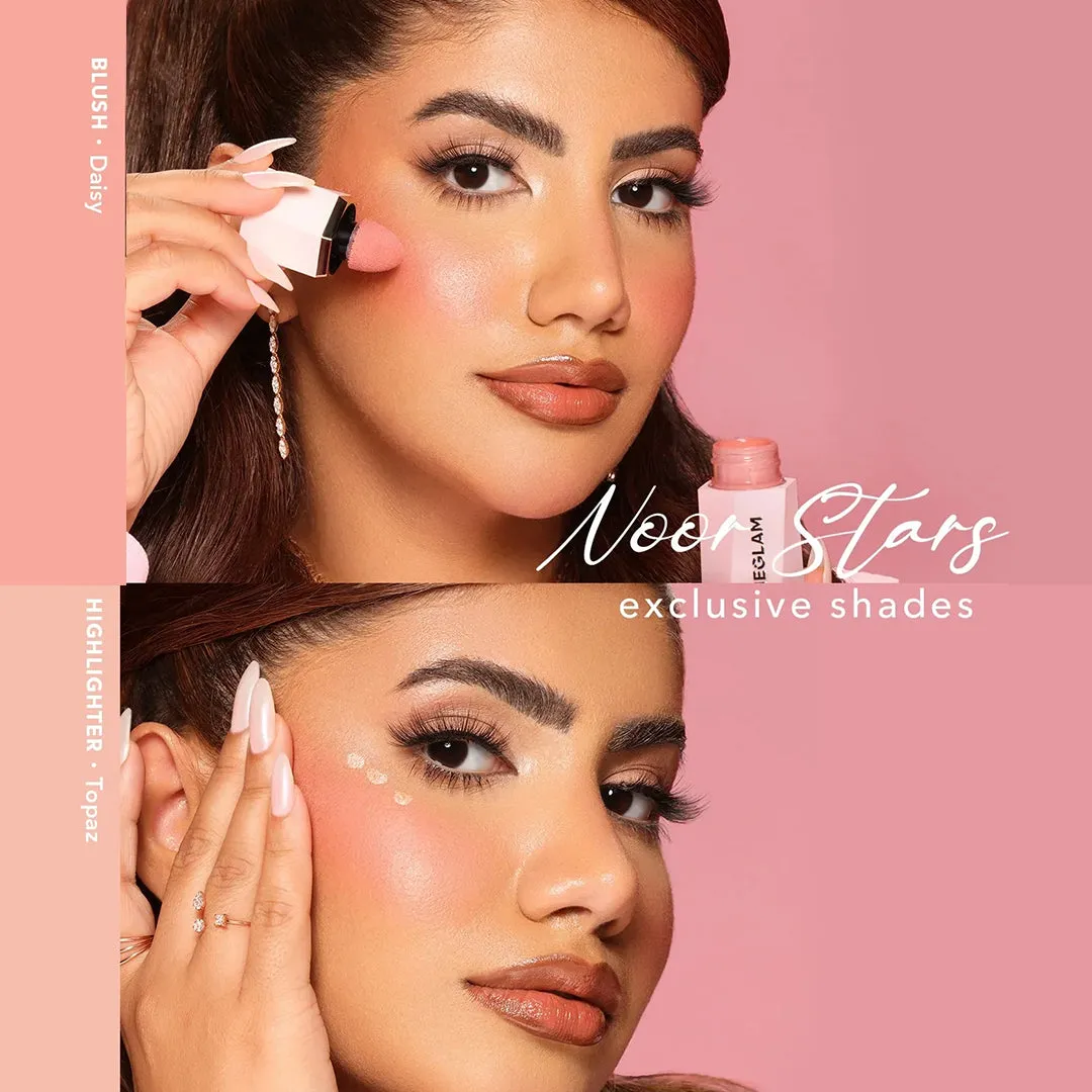 SHEGLAM X NOOR STARS Liquid Blush & Highlighter Kit