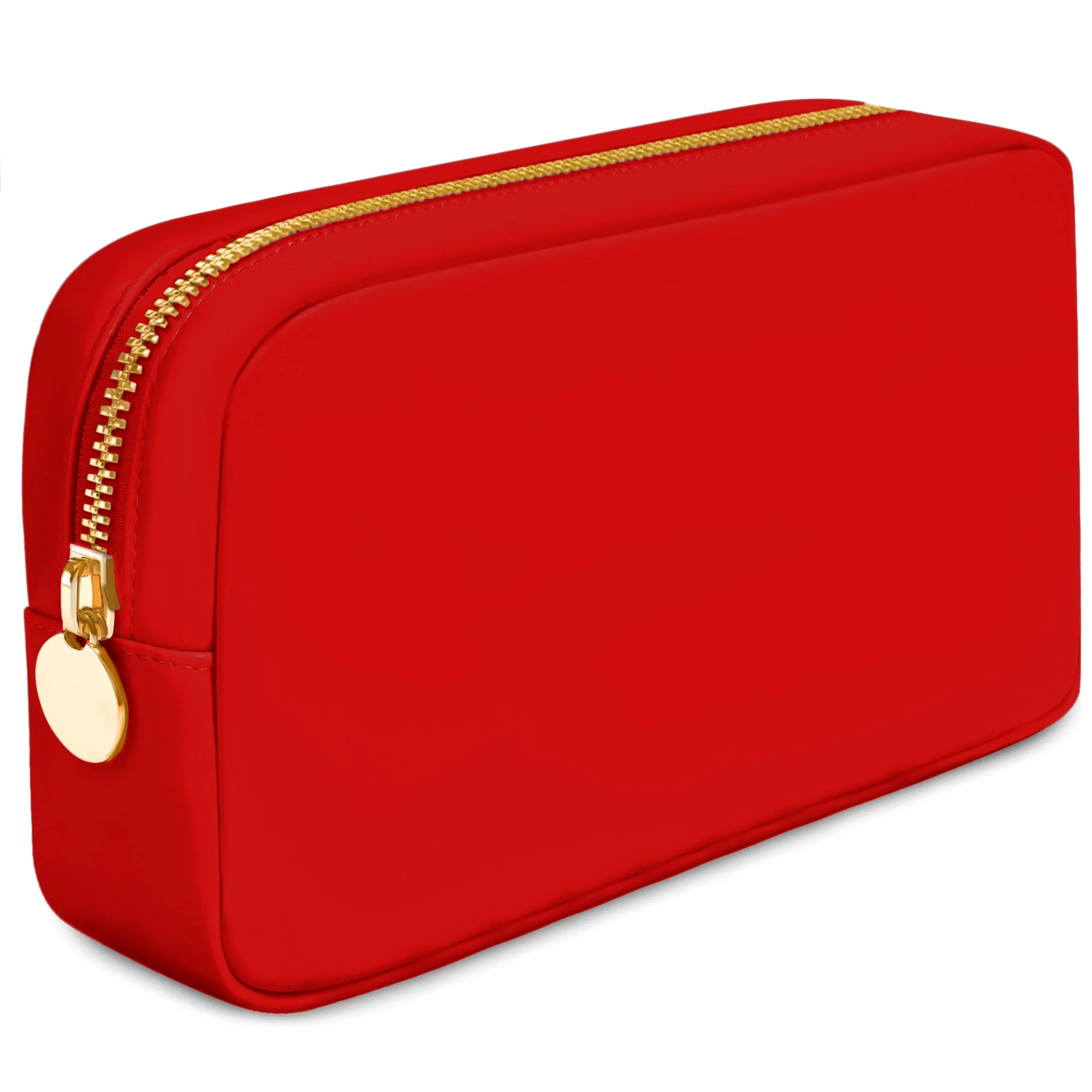 Small Makeup Bag For Purse - Beige Cosmetics Bag For Women - Travel Toiletry Bag