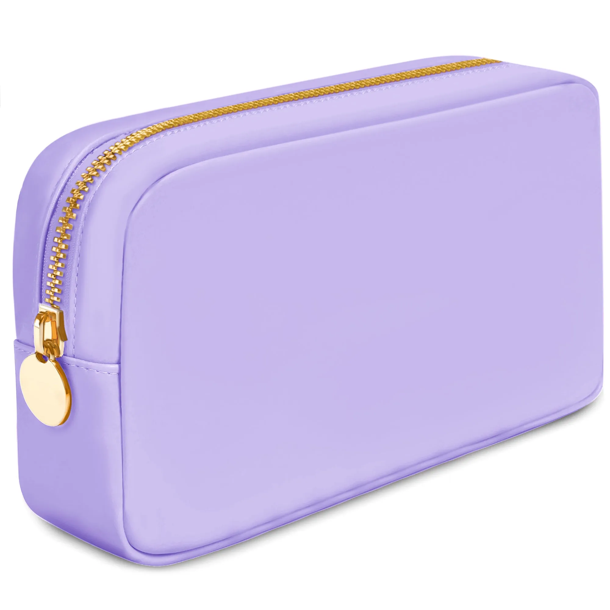 Small Makeup Bag For Purse - Beige Cosmetics Bag For Women - Travel Toiletry Bag