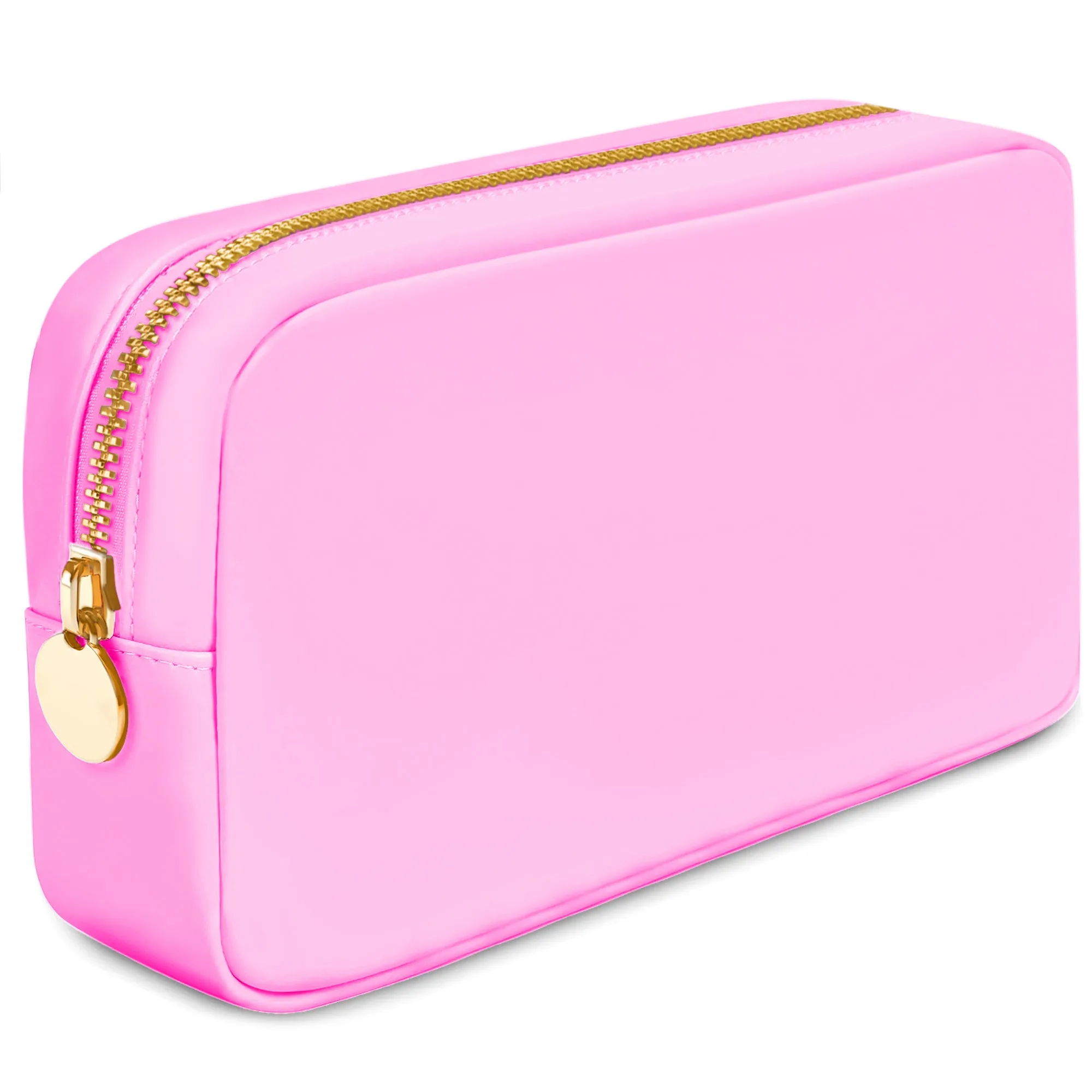 Small Makeup Bag For Purse - White Cosmetics Bag For Women - Travel Toiletry Bag