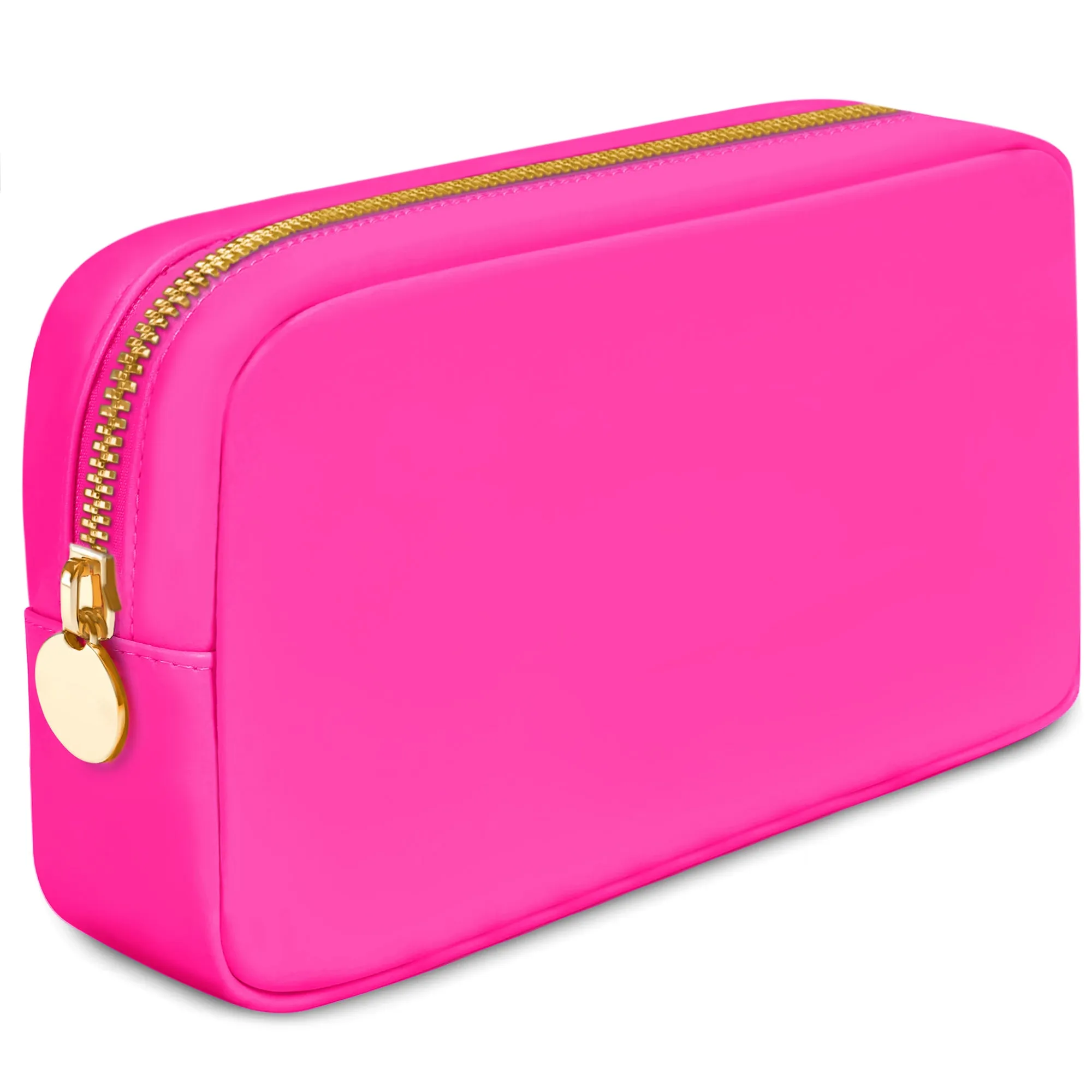Small Makeup Bag For Purse - White Cosmetics Bag For Women - Travel Toiletry Bag