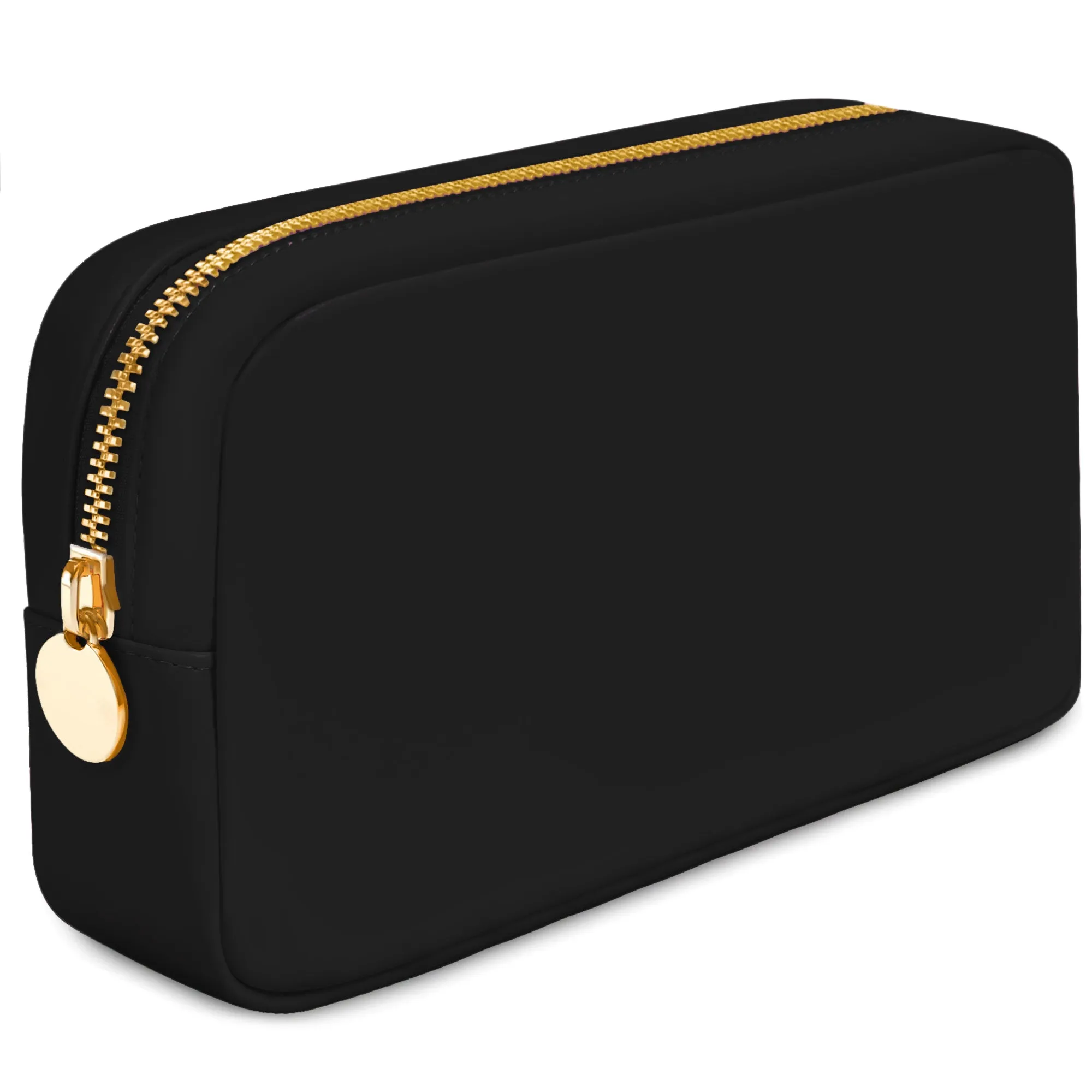 Small Makeup Bag For Purse - White Cosmetics Bag For Women - Travel Toiletry Bag