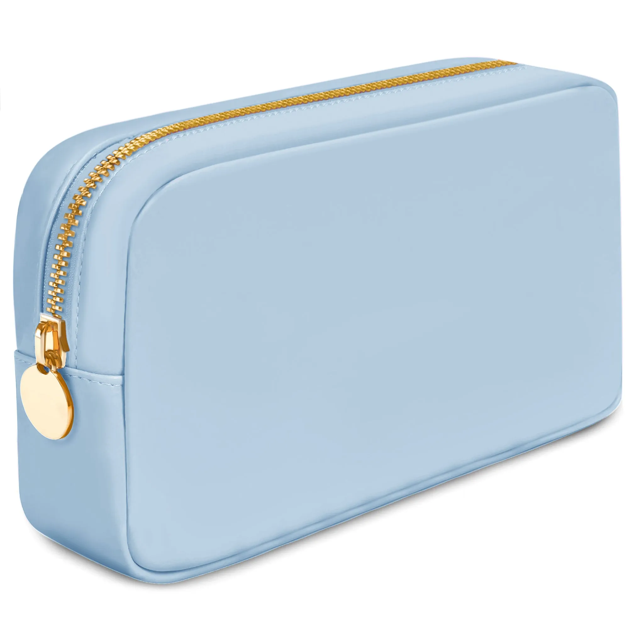 Small Makeup Bag For Purse - White Cosmetics Bag For Women - Travel Toiletry Bag