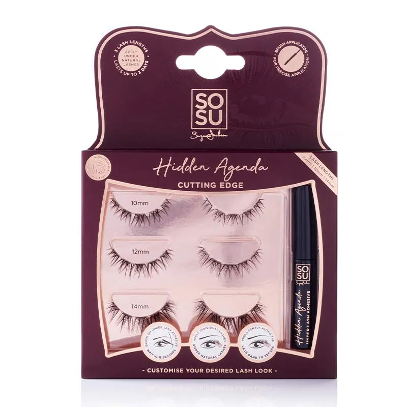 SOSU Cosmetics Hidden Agenda Cutting Edge Lashes
