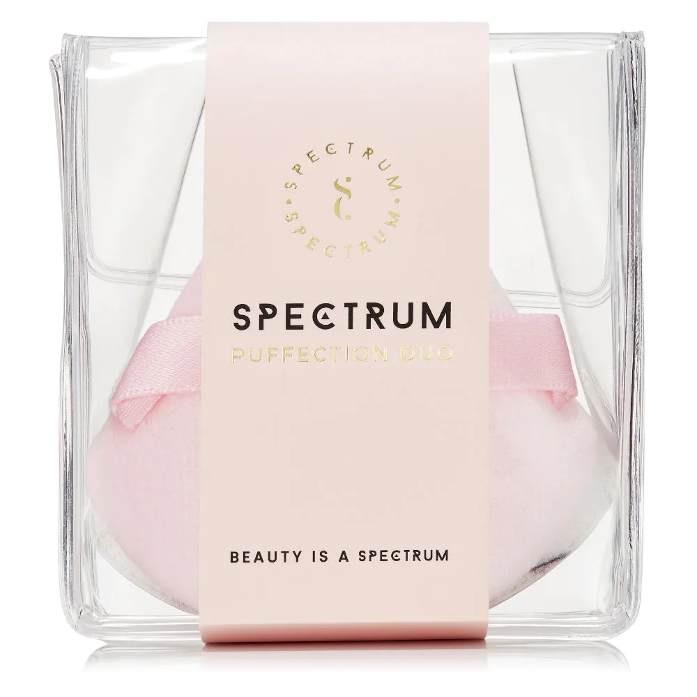 Spectrum Collections Pink Velour & Marble Rubycell Puffection Makeup Puff Duo