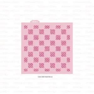 Square A cookie stencil