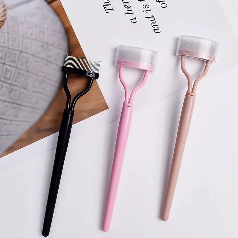 Stainless Steel Eyelash Separator Brush Comb Straighten Eyelashes for Easy Curling and Mascara Application Makeup Tool