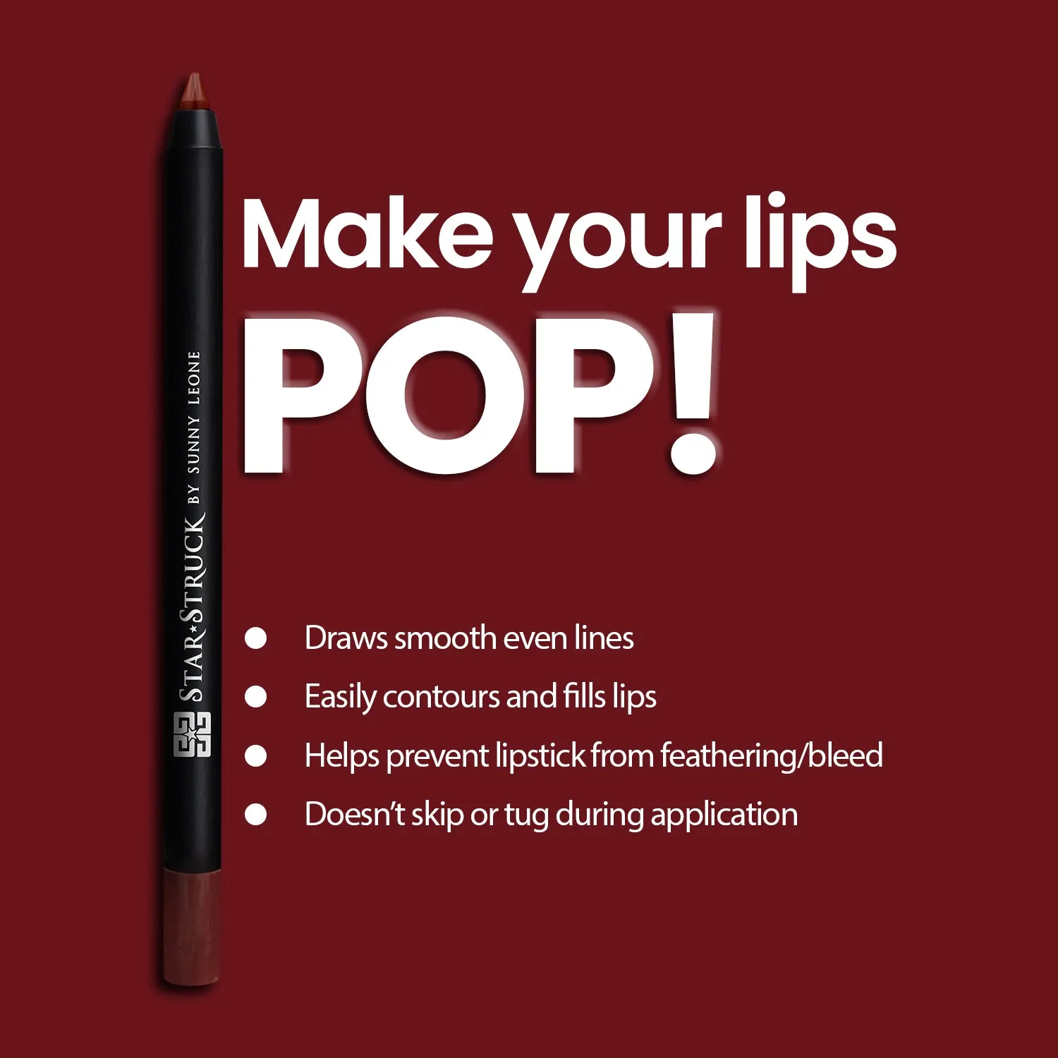 Starry Night - Long Wear Lip Liner, Maroon | 1.2gms
