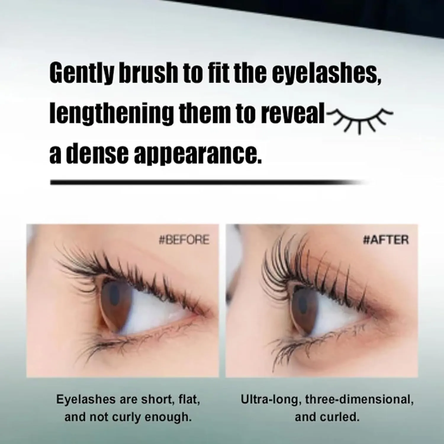 Steel Pipe Eyelash Primer, Waterproof Long Curling Mascara, Steel Tube Mascara Primer, No-Smudge Long-Lasting Eyelash Primer (2 Pcs)