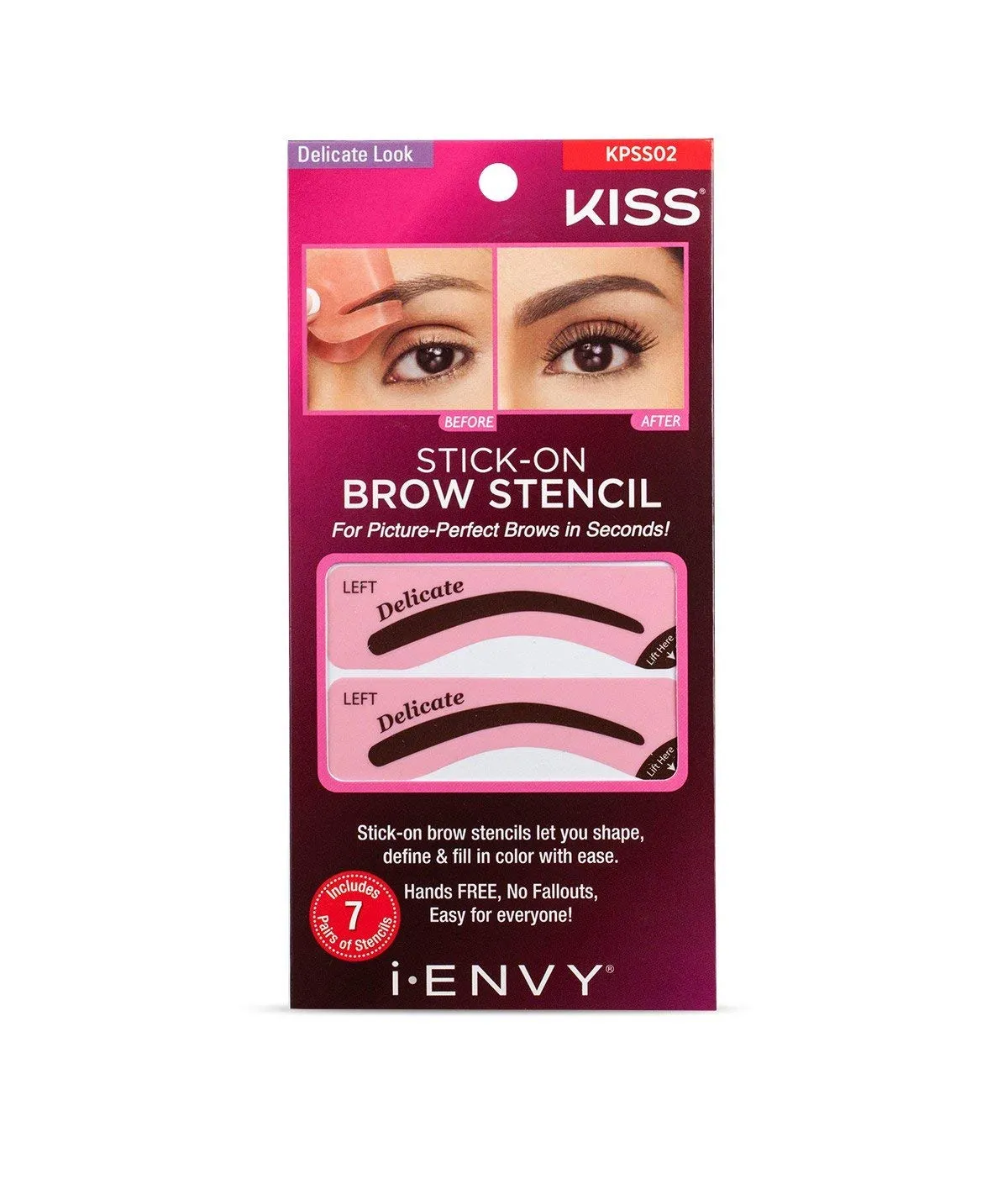 Stick-On Brow Stencil I-Envy Kiss