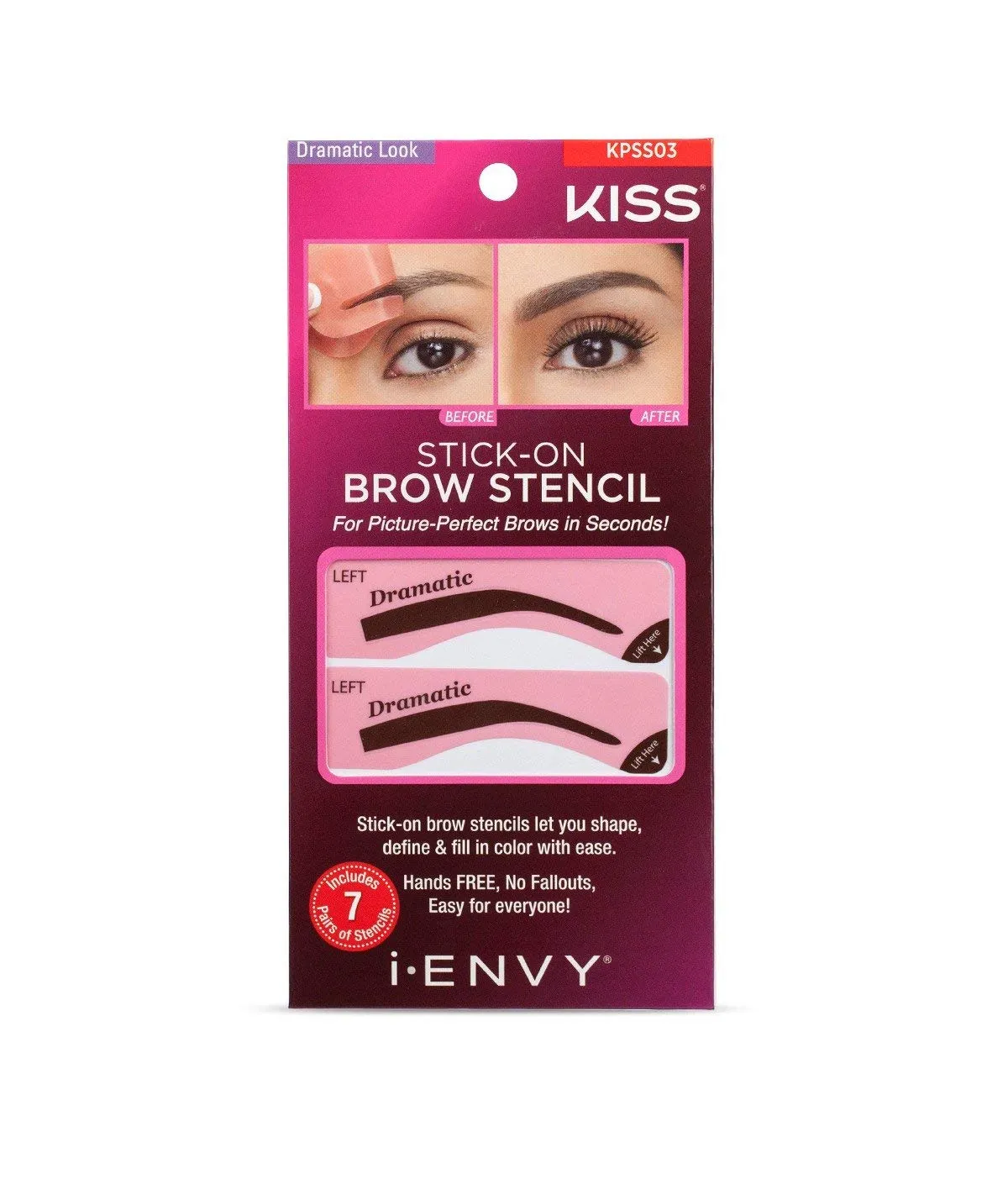 Stick-On Brow Stencil I-Envy Kiss