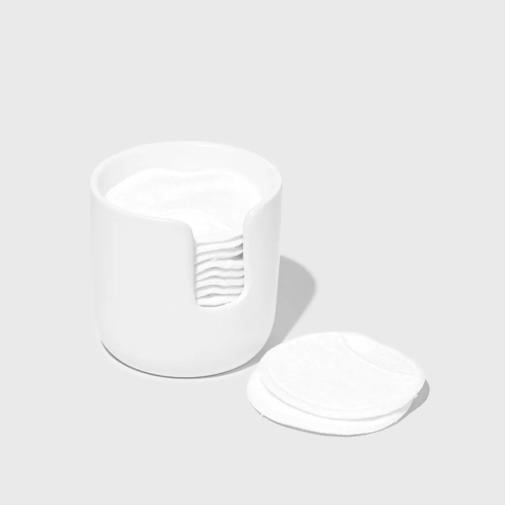 Stoneware Cleansing Round Holder