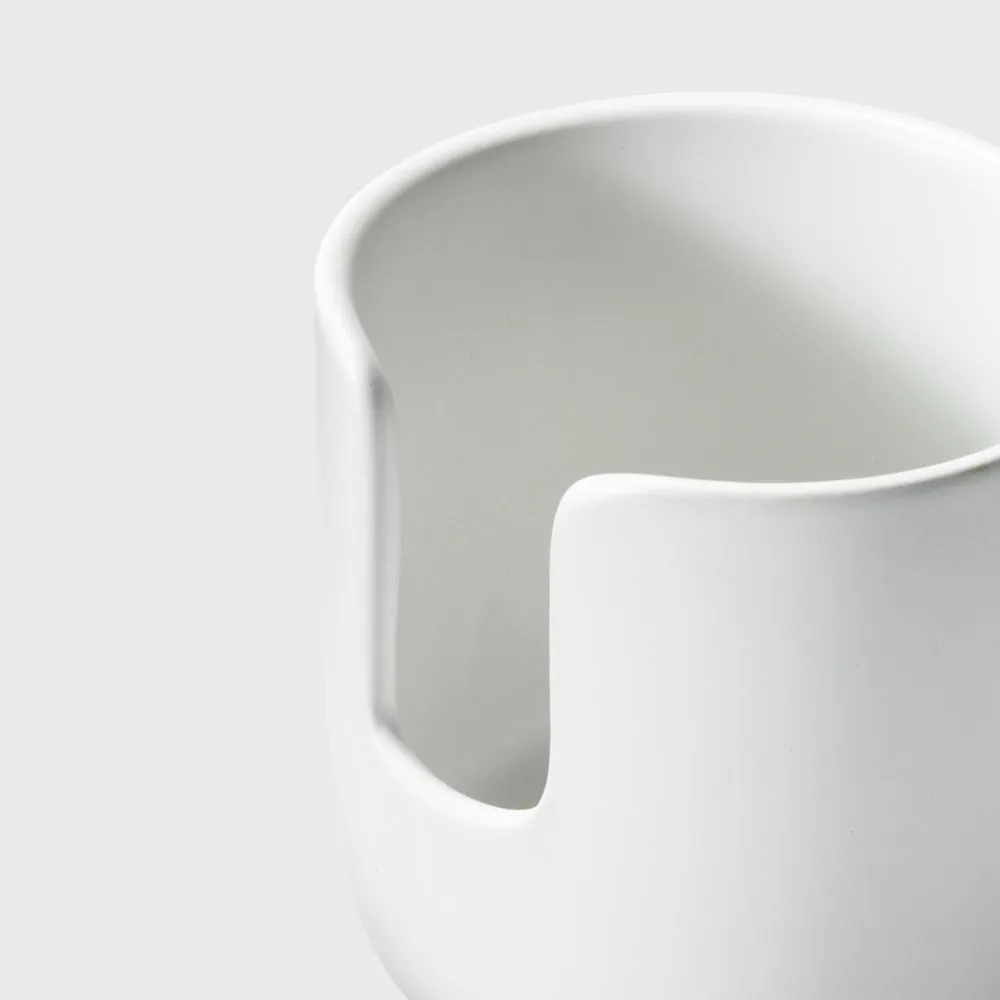 Stoneware Cleansing Round Holder