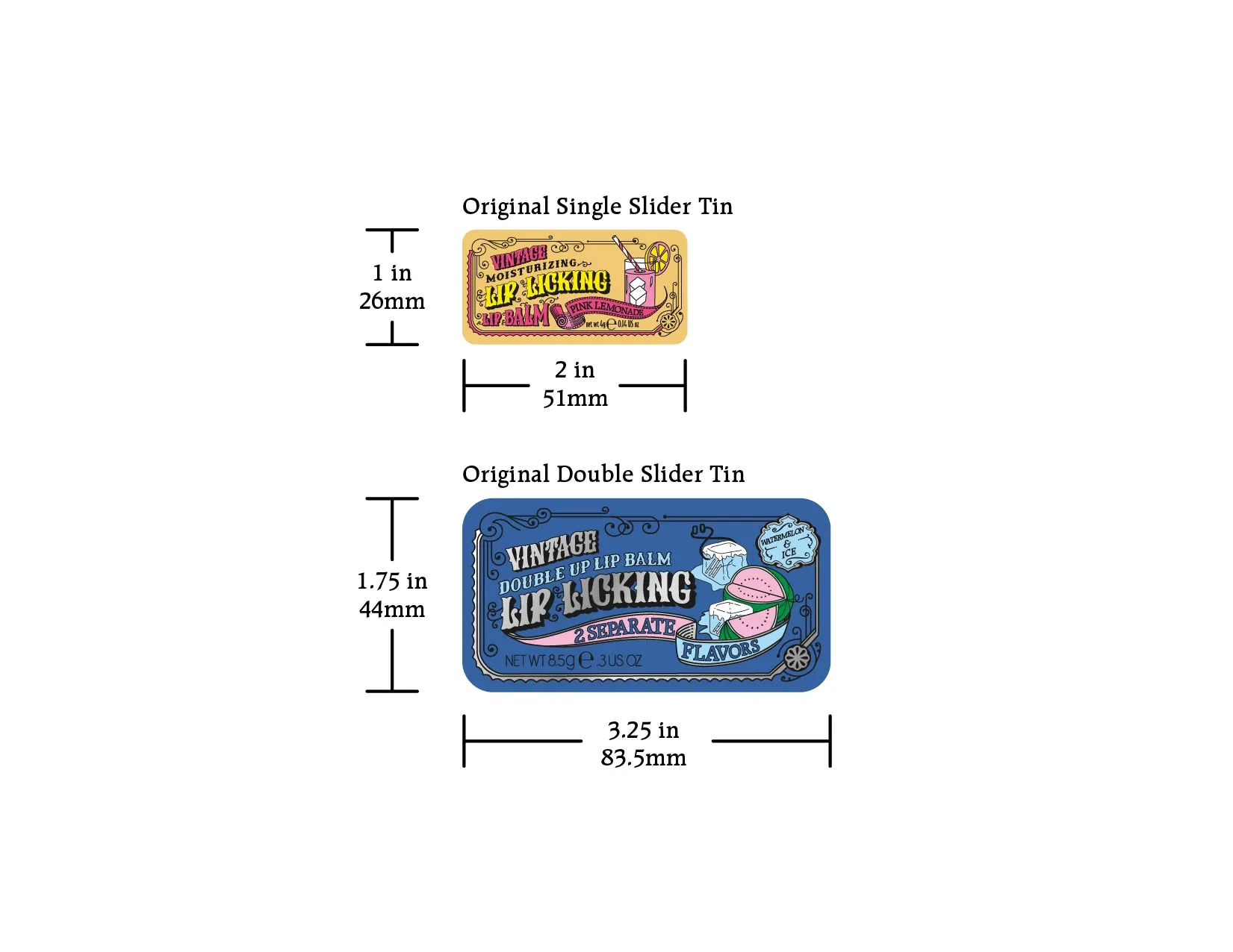 Strawberry & Banana Double Up Lip Licking Flavored Lip Balm