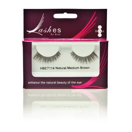 Strip Lashes 'Natural-look' Brown