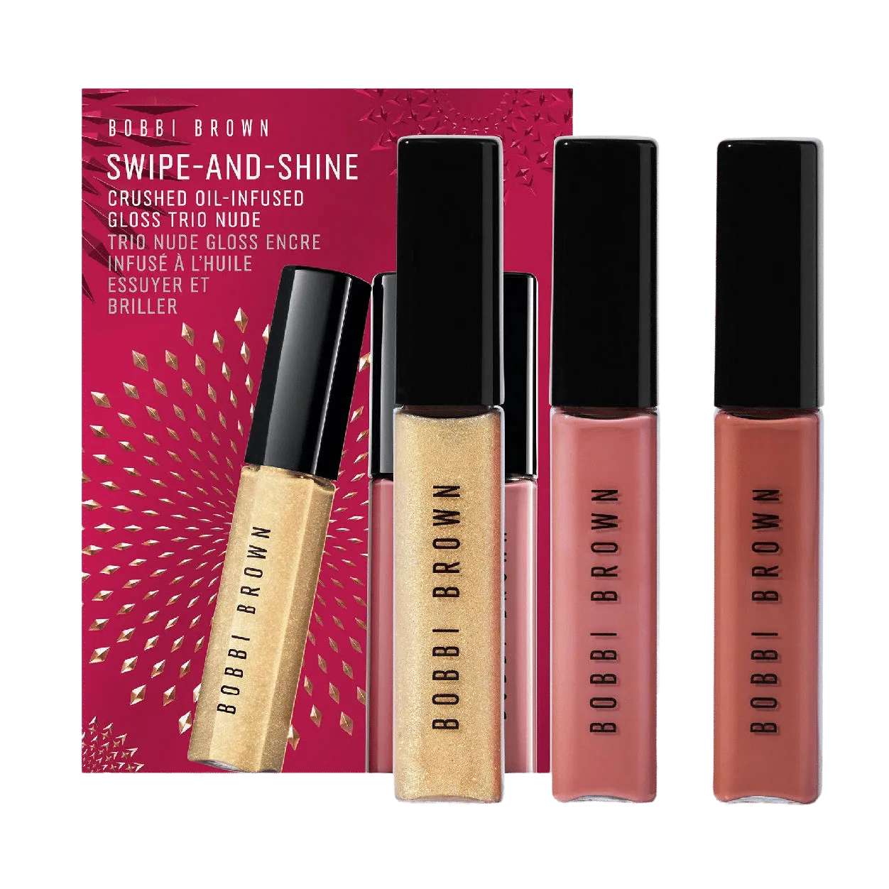 Swipe & Shine Crushed Oil Infused Gloss Trio Nude (Limited Edition)