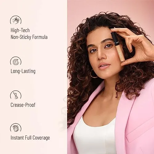 Swiss Beauty Liquid Light Weight Concealer With Full Coverage |Easily Blendable Concealer For Face Makeup | Sand Sable, 6G