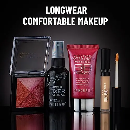Swiss Beauty Liquid Light Weight Concealer With Full Coverage |Easily Blendable Concealer For Face Makeup | Sand Sable, 6G