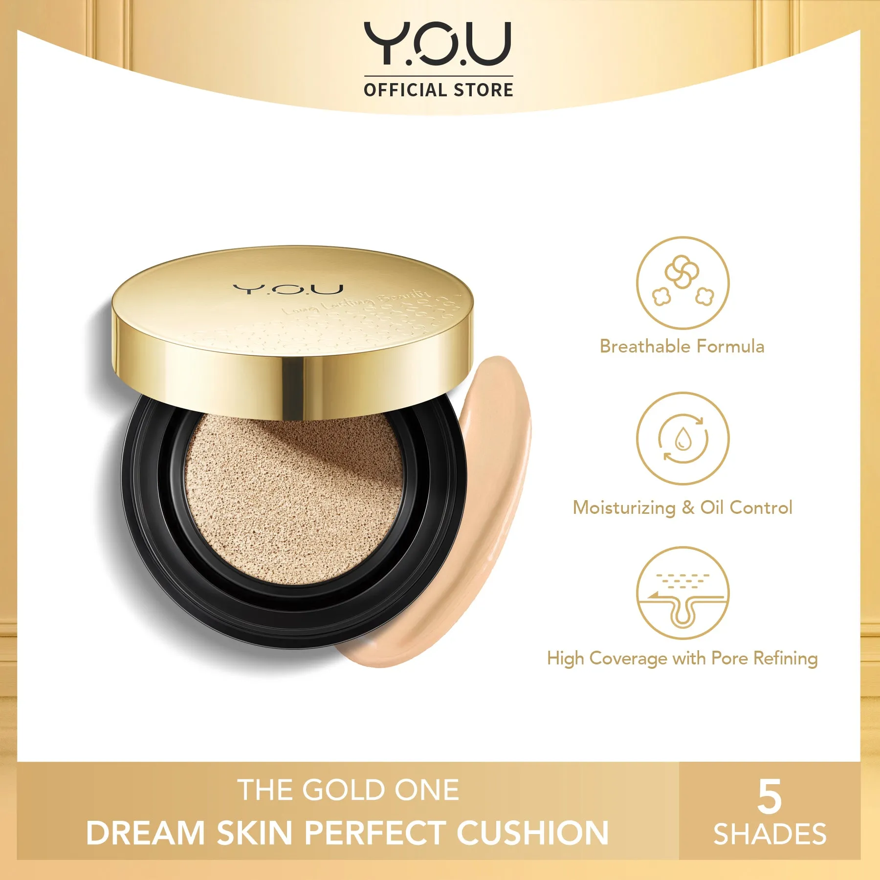 The Gold One Dream Skin Perfect BB Cushion