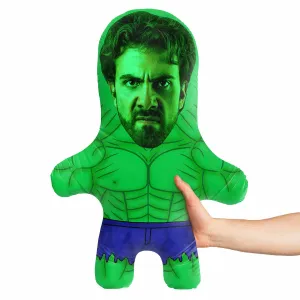 The Green Man Face Pillow