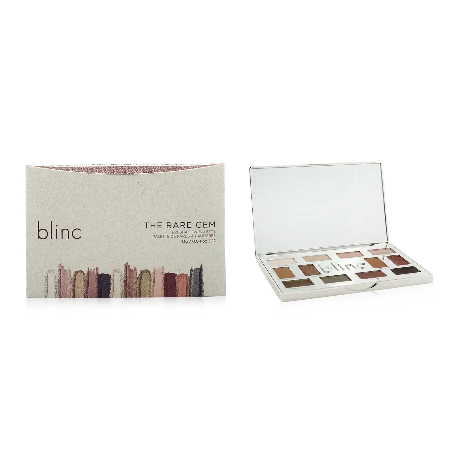 The Rare Gem Eyeshadow Palette (12x Eyeshadow)