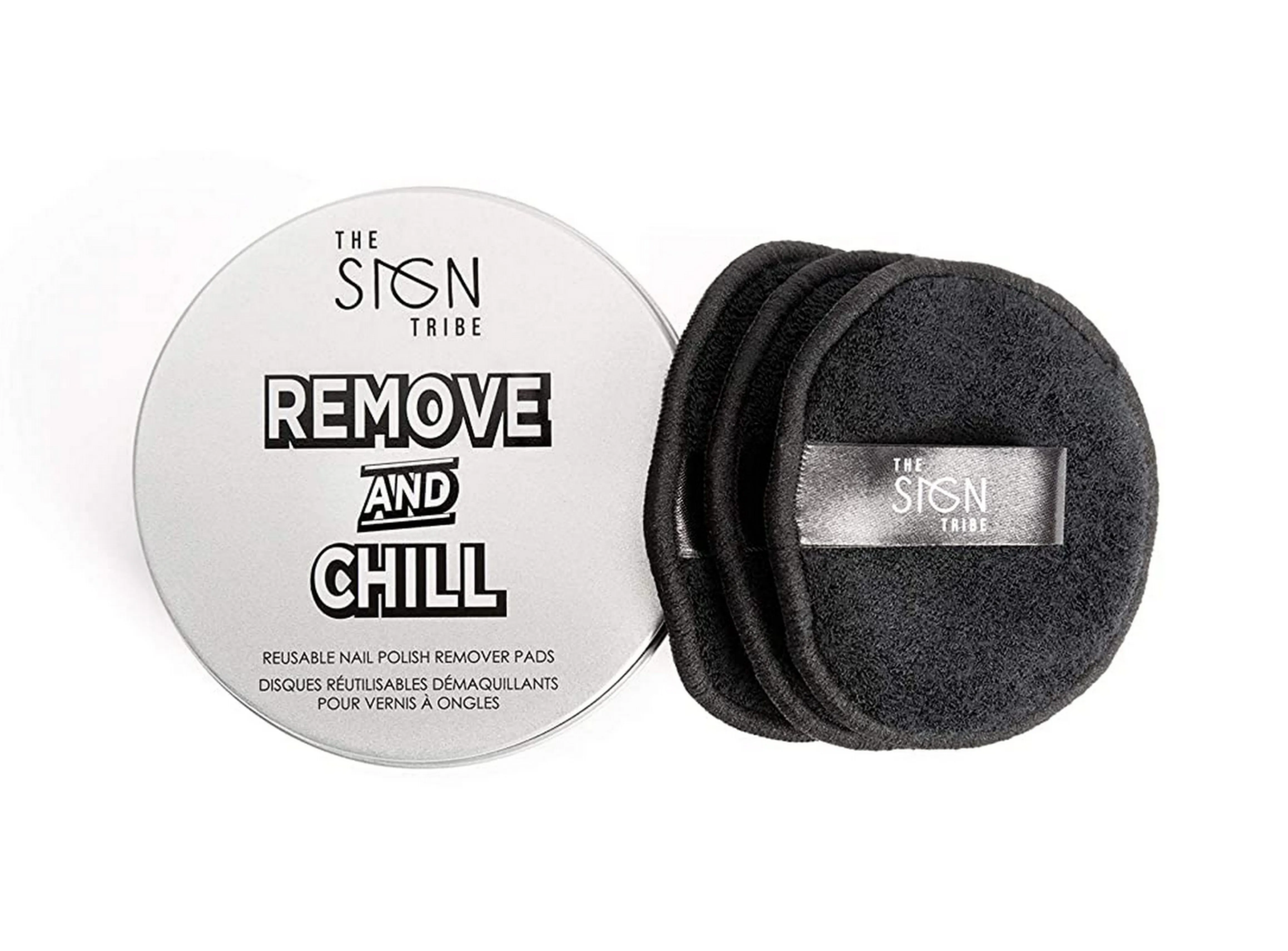The Sign Tribe Remove and Chill Reusable Nail Polish Remover Pads