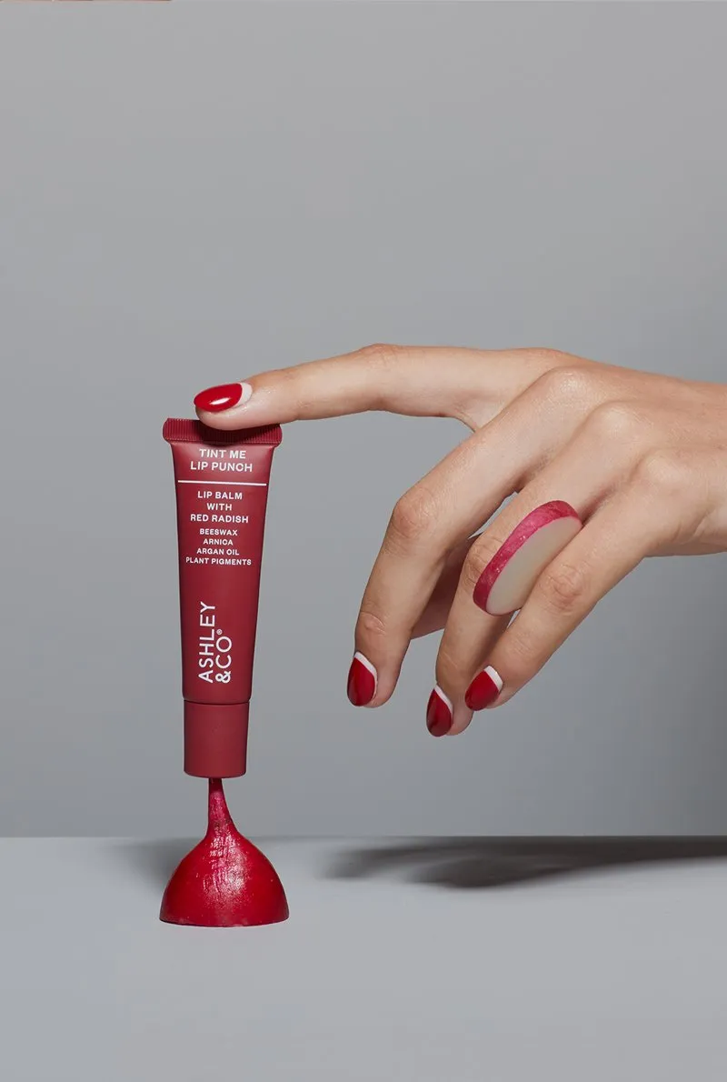Tint Me Lip Balm - Red Reddish Lip Punch - Ashley & Co