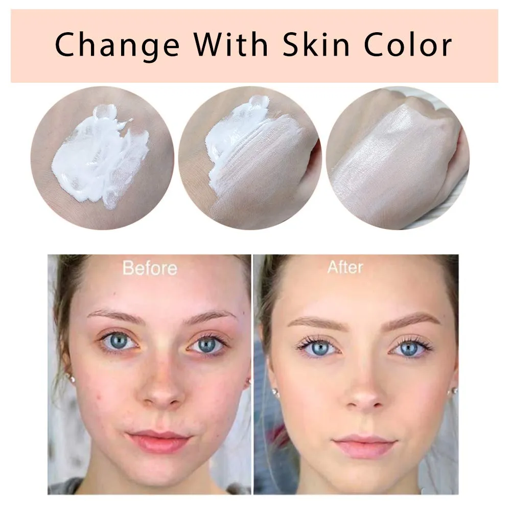TLM Colour Changing Foundation, 30ml TLM Concealer Cover Cream Liquid Flawless Full Coverage Natural Color Foundation Makeup Base Concealer for All Skin SPF15 (#1, 30ml)