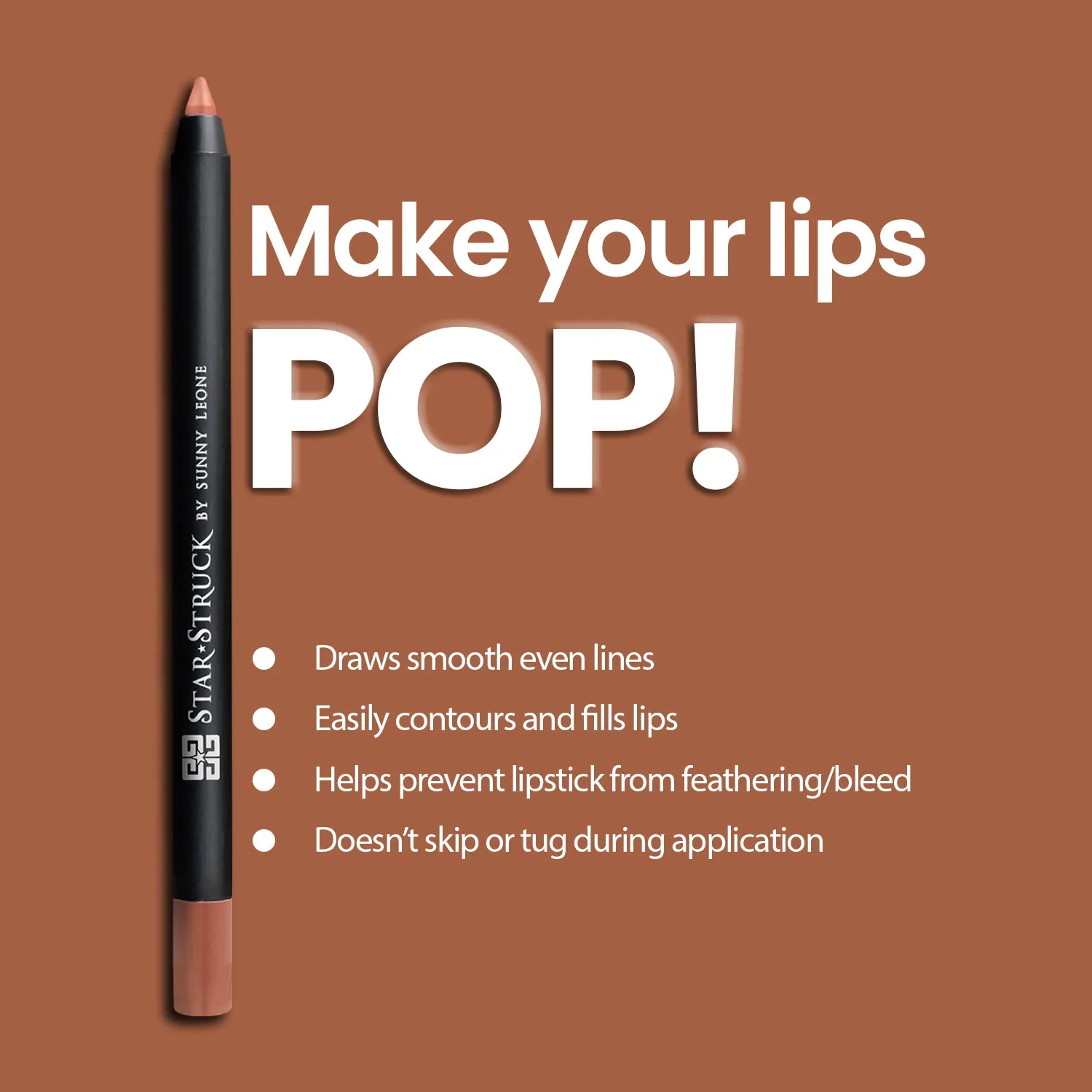 Toffee - Long Wear Lip Liner, Nude | 1.2gms