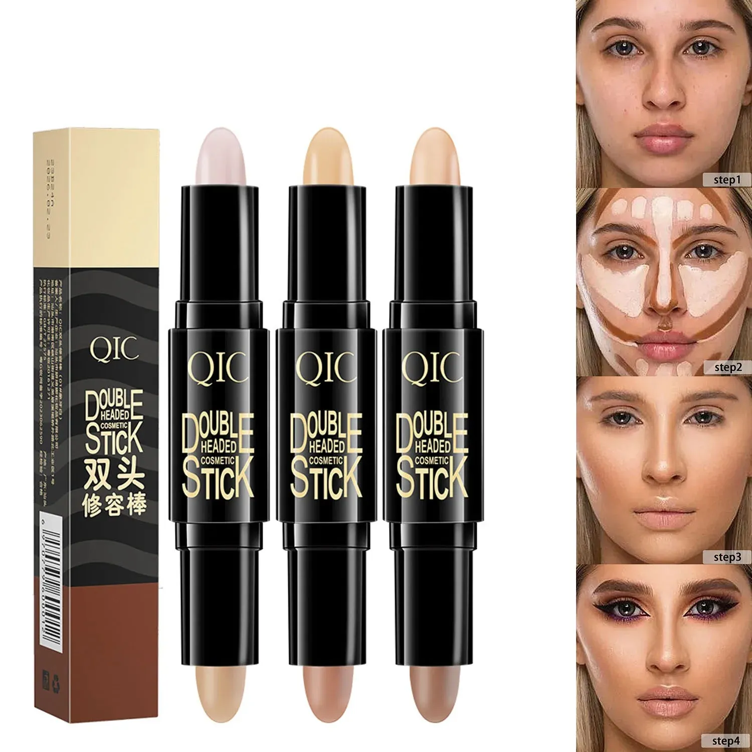 Toleet-Christmas/Thanksgiving Gift Winter Makeup Ideas High Quality Professional Makeup Base Foundation Cream for Face Concealer Contouring for Face Bronzer Beauty Women's Cosmetics