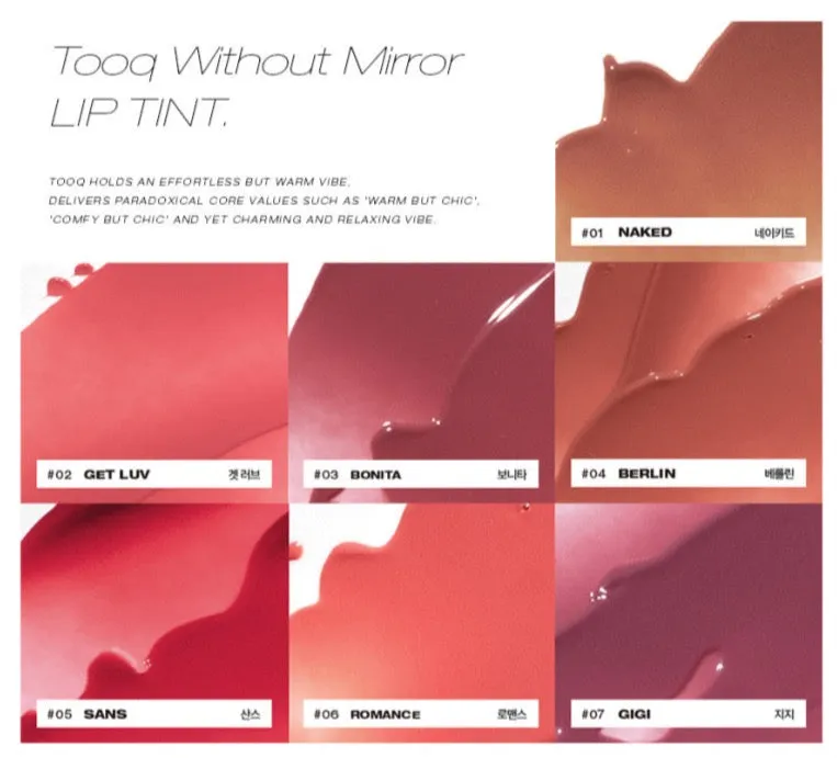 tooq Without Mirror Lip Tint 5ml