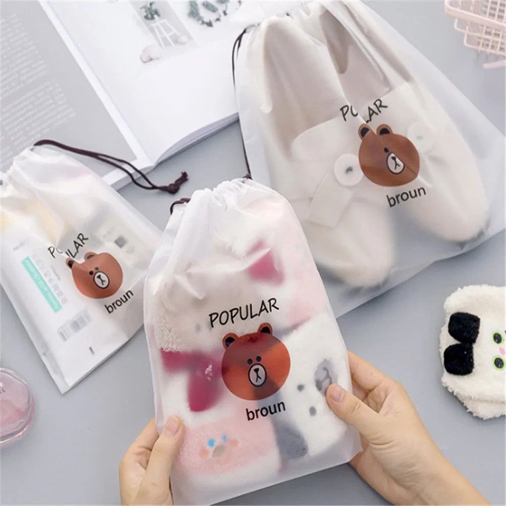 TRANSPARENT COSMETIC BAG 3 PCS