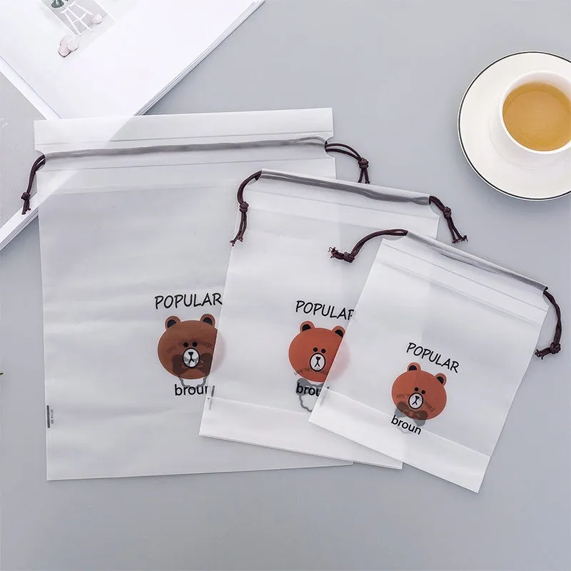 TRANSPARENT COSMETIC BAG 3 PCS