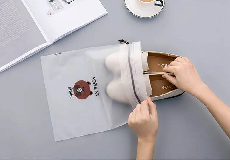 TRANSPARENT COSMETIC BAG 3 PCS