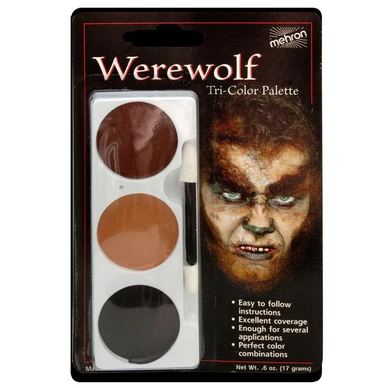 Tri Colour Werewolf Makeup Palette