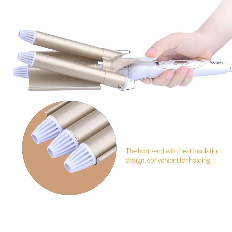 Triple Barrel Curling Iron