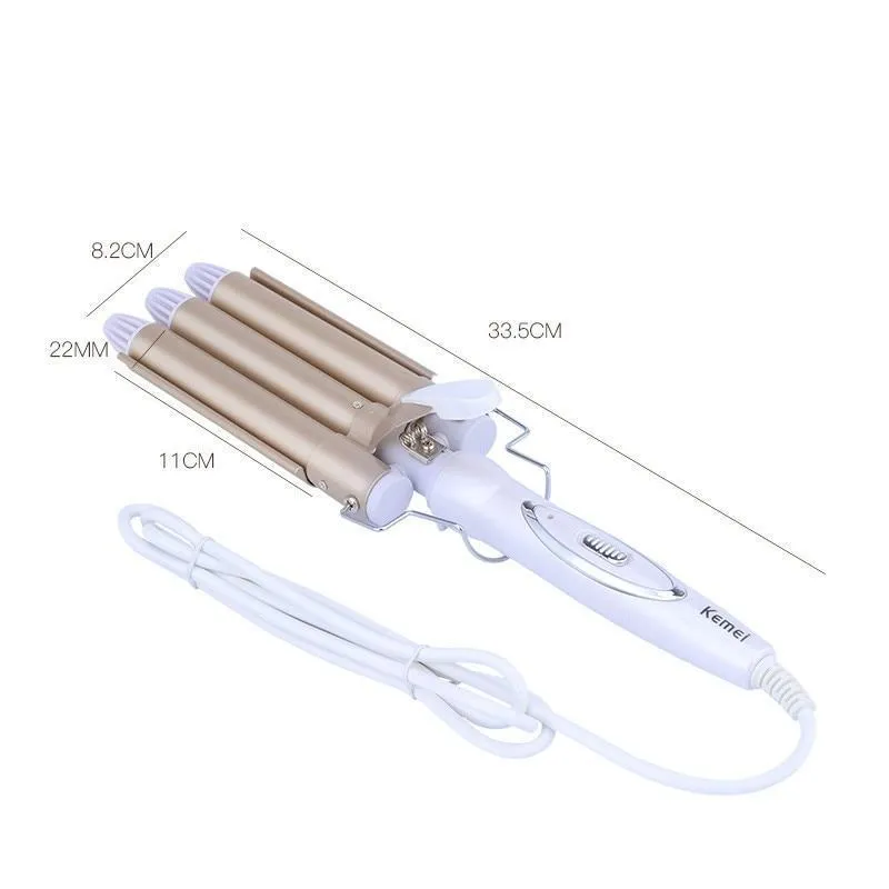 Triple Barrel Curling Iron