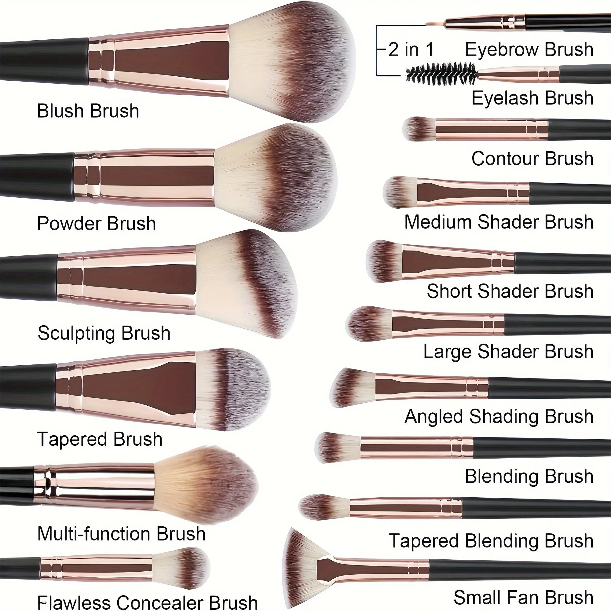 Ultimate Fluffy Makeup Brush Collection