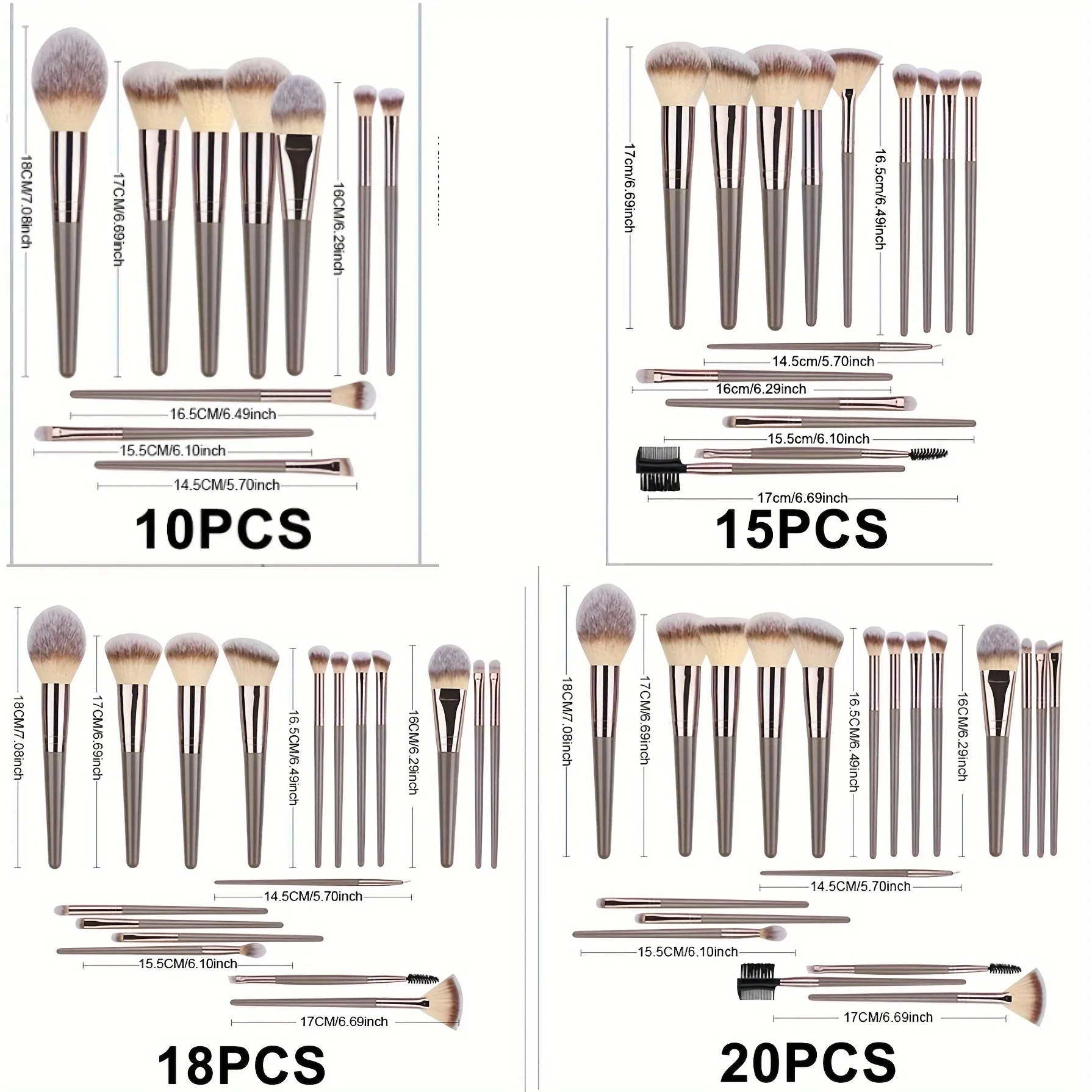 Ultimate Fluffy Makeup Brush Collection