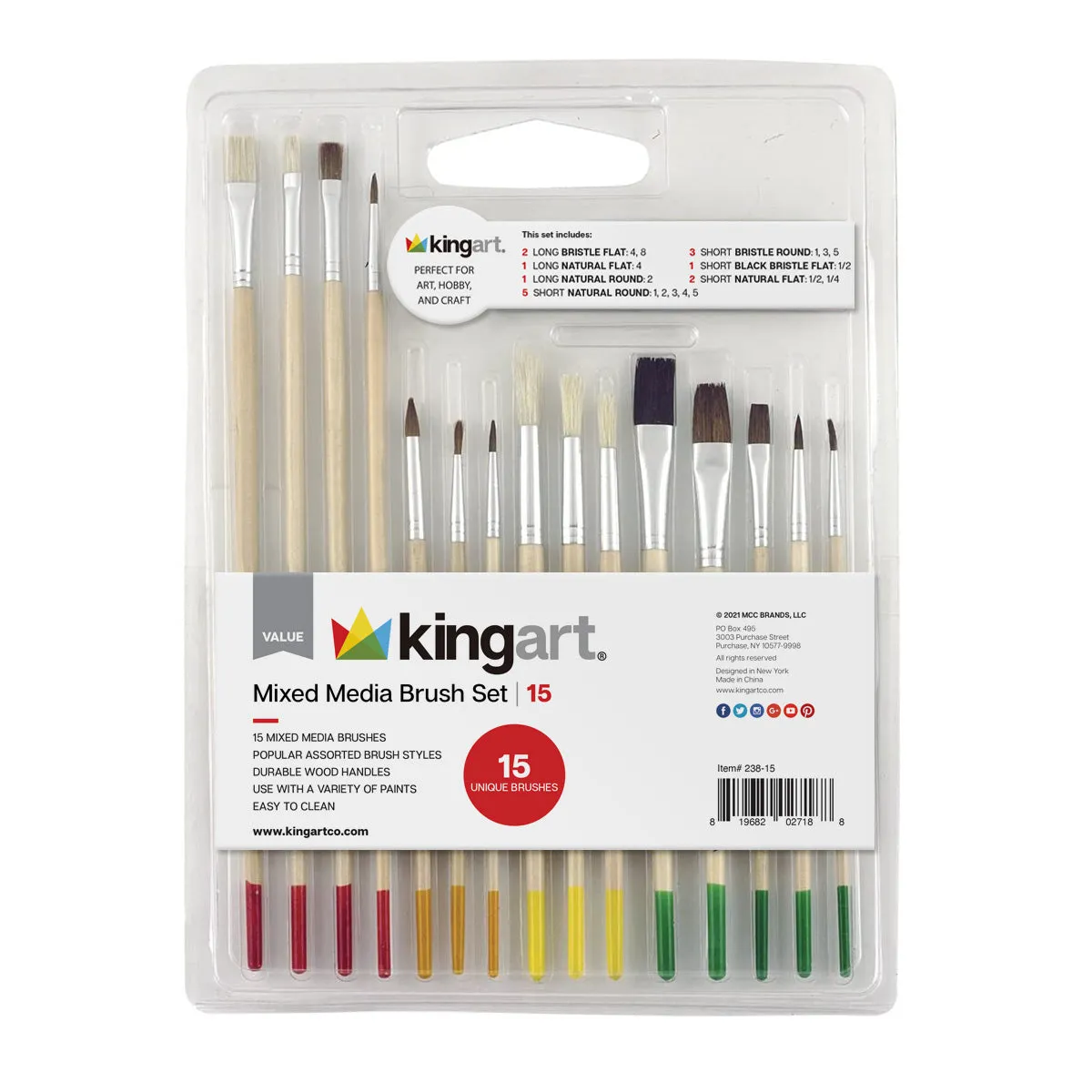 Value Pack Brush Set 15 pc
