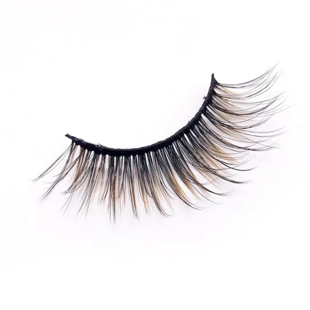 VenusFox 3D magnetic color lashes eyeliner tweezers kit faux mink cil natural lot magnet false eyelashes extension waterproof makeup set