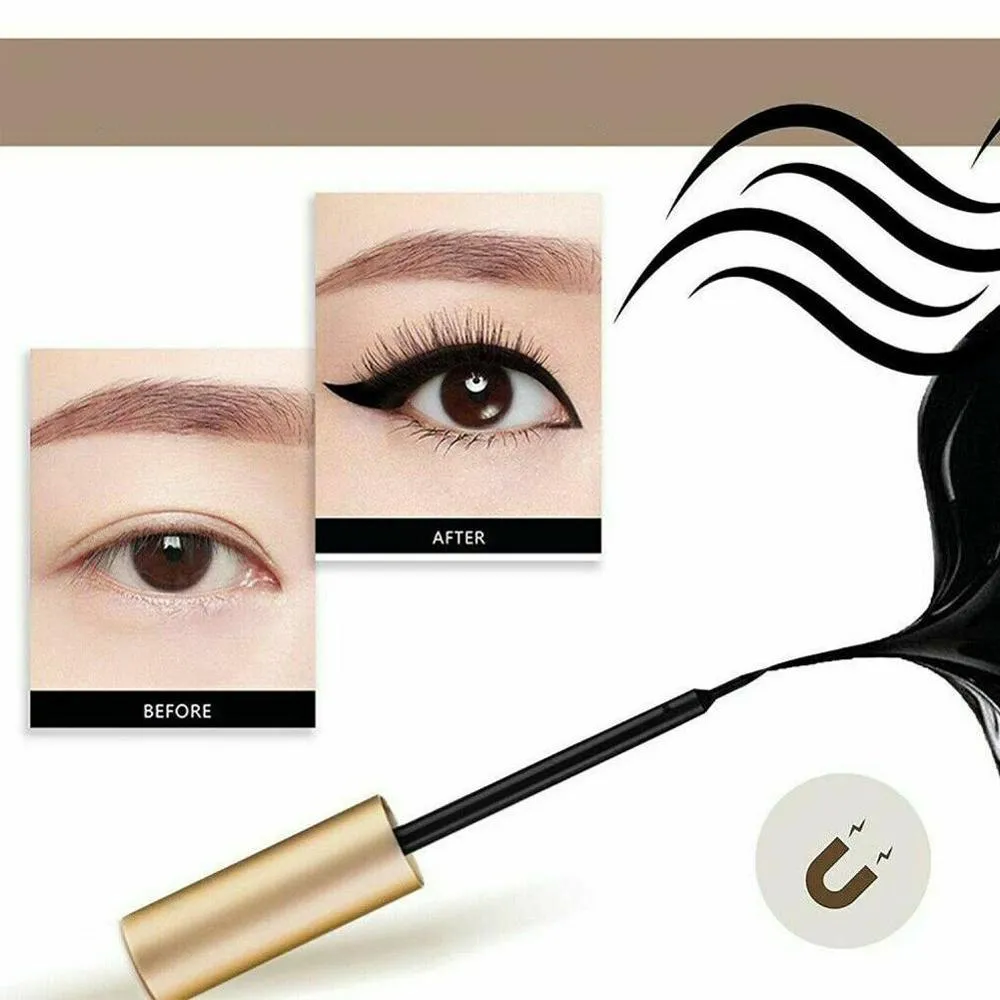 VenusFox Magnetic Liquid Eyeliner Eyelashes Tweezer Set Waterproof Long Lasting False eyelashes set