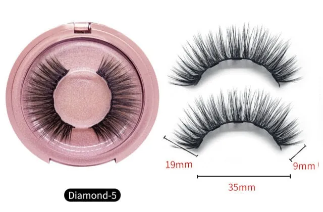 VenusFox Quantum Magnetic Eyelashes Magnet False Eyelashes Natural Long-lasting False Eyelashes Easy To Wear with Makeup