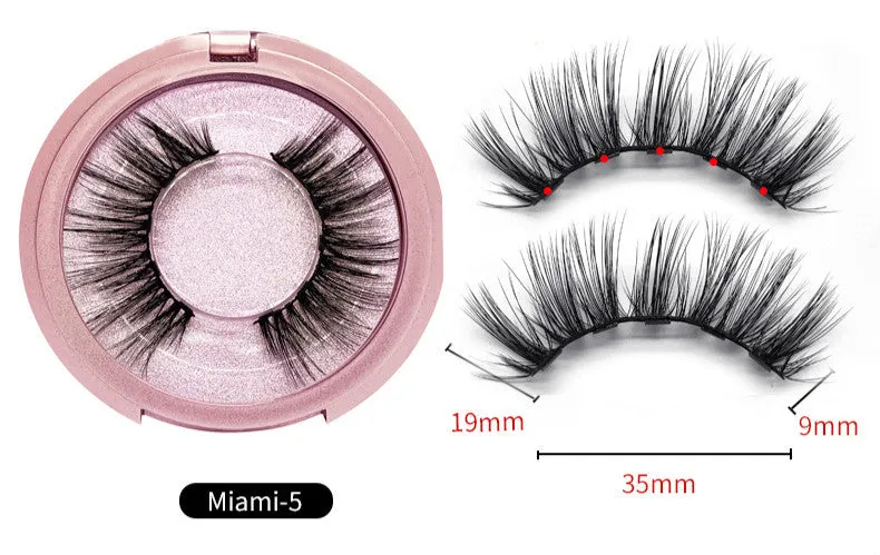 VenusFox Quantum Magnetic Eyelashes Magnet False Eyelashes Natural Long-lasting False Eyelashes Easy To Wear with Makeup