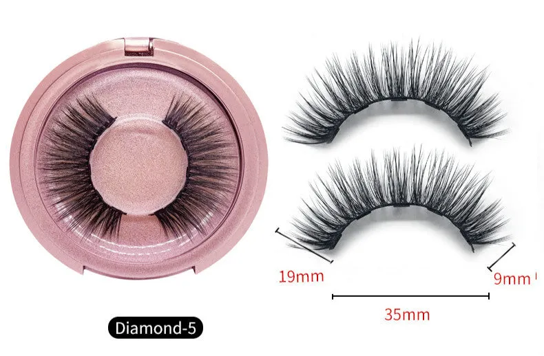 VenusFox Quantum Magnetic Eyelashes Magnet False Eyelashes Natural Long-lasting False Eyelashes Easy To Wear with Makeup