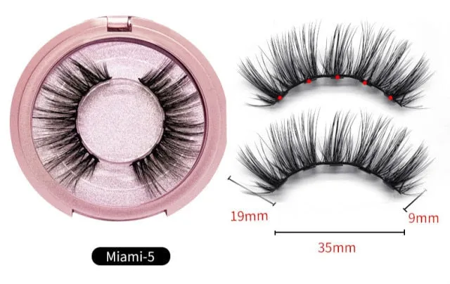 VenusFox Quantum Magnetic Eyelashes Magnet False Eyelashes Natural Long-lasting False Eyelashes Easy To Wear with Makeup